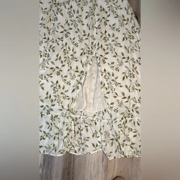 Reformation Floral Green Dress Size 3X‎ - Picture 6 of 14